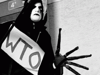 World Trade Organization protestor