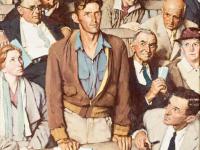 Norman Rockwell on New England town meeting