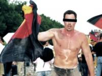 German nationalist festival participant
