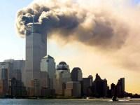 World Trade Center ablaze