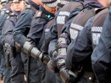 Police at Climate Camp