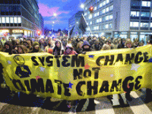 Demonstration for "System Change not Climate Change"